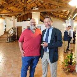 Caiazza (a dx) con Gaetano Papalia