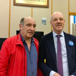 Moroni con il collega Ettore Marchesani