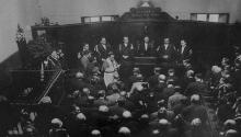 Anno 1929: inaugurazione del tribunale a Palazzo Sanizi
