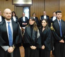 Giuramento di neo avvocati in tribunale