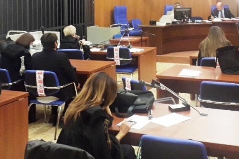 Udienza in tribunale 