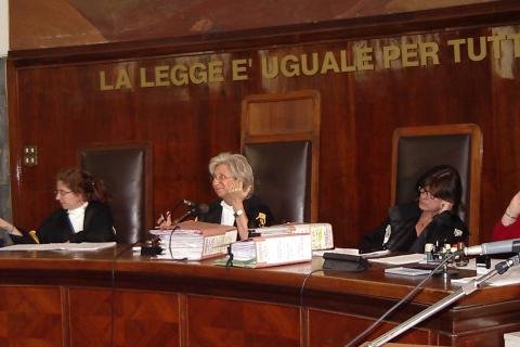 Udienza in tribunale