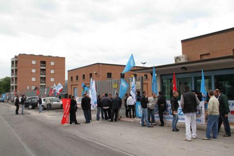 Manifestazione dei sindacati penitenziari 