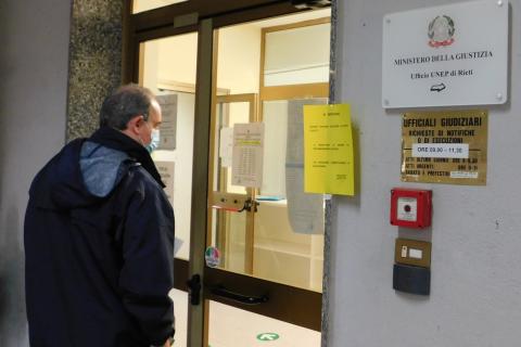 La sede dell'ufficio in via Verani 